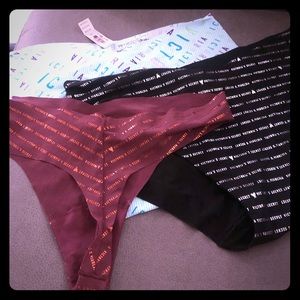 Victoria Secret Panties 3 Pair Bundle